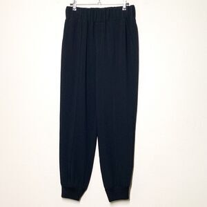 Cinq a Sept Jade Pants XS Black Dressy Jogger Permanent Pleat Pocket